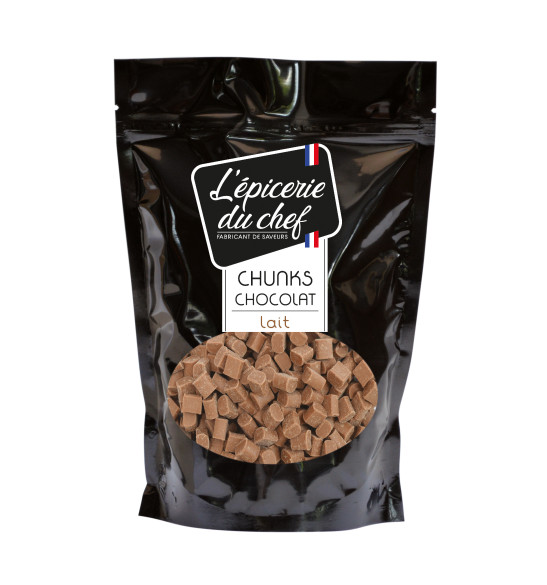 Chunks de chocolat au lait 1Kg