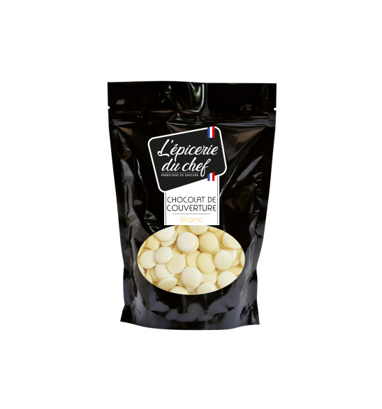 Palets de chocolat blanc 200g