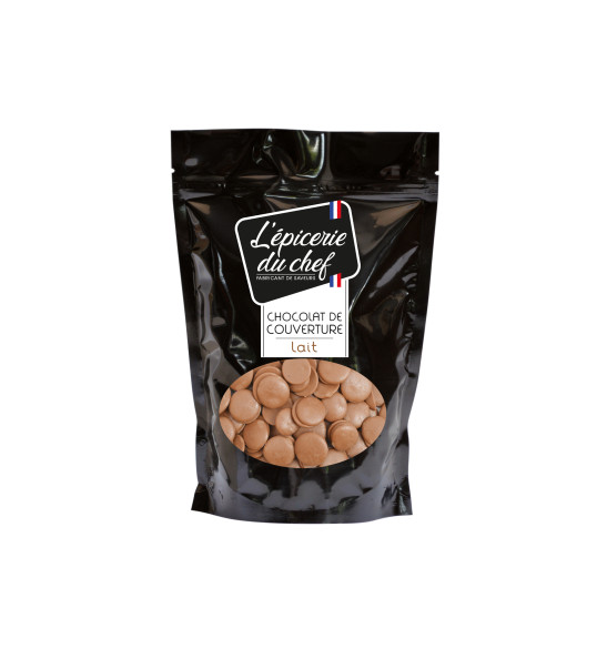 Palets de chocolat lait 200g