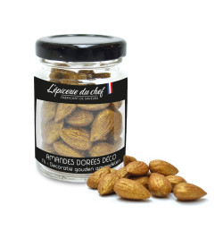 Pot d'amandes dorées déco réf.EDC70001