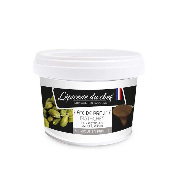 Épicerie du Chef - Pâte de Pistaches 1 kg - Ingrédient pour Pâtisseries,  Desserts, Macarons, Entremets, Cakes, Glaces, Smoothies, Gâteaux - Cake  Design - EDC8641 : : Epicerie