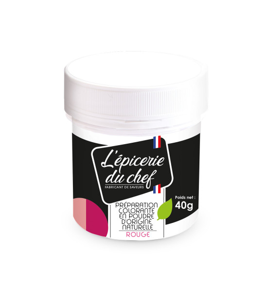 Colorant d'origine naturelle Rouge 40g