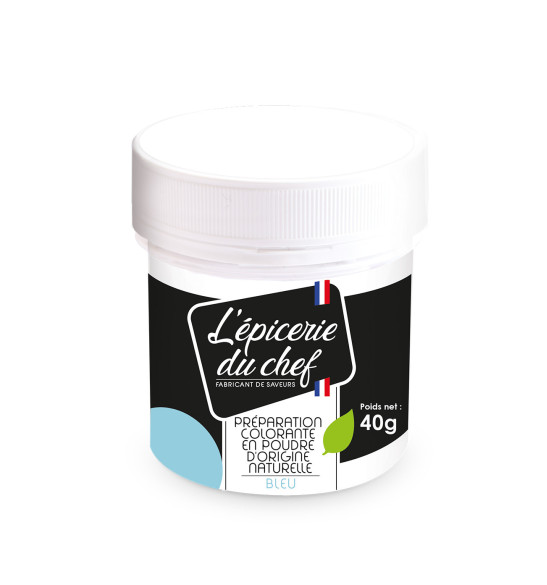 Colorant d'origine naturelle Bleu 40g