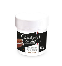 Colorant artificiel en poudre Marron 40g