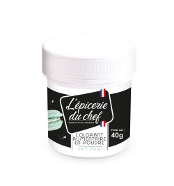 Colorant artificiel en poudre Vert d'eau 40g