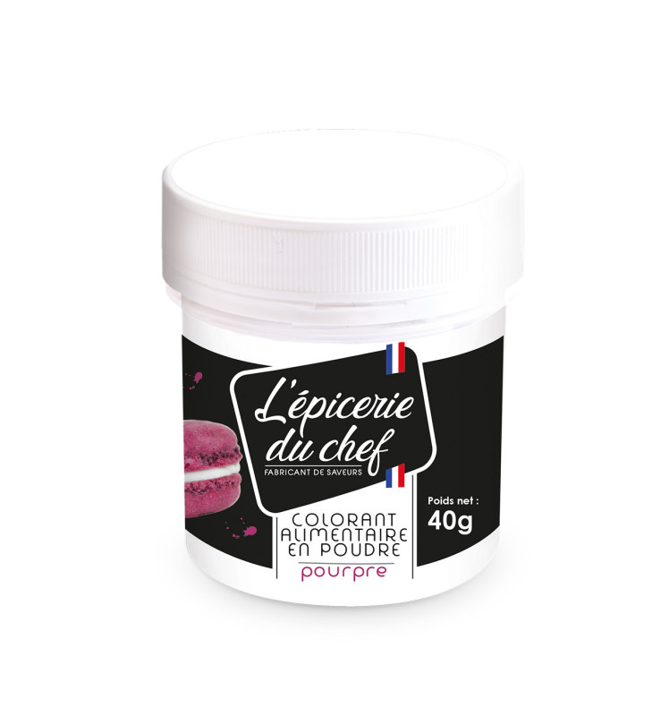 Colorant alimentaire en poudre Pourpre 40g