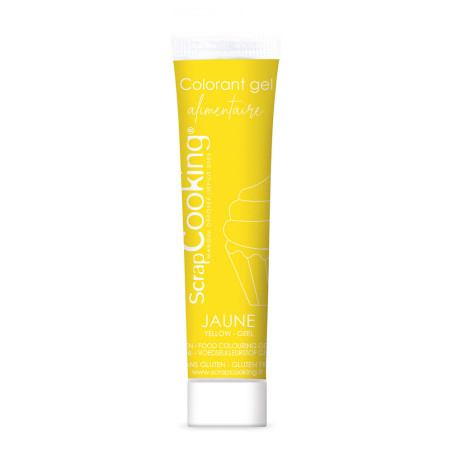 Colorant gel alimentaire jaune 20 gr Colorant gel alimentaire jaune 20 gr