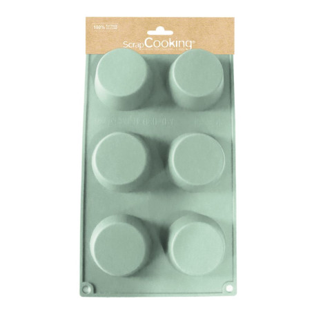 Moule à gâteaux silicone 6 muffins Moule à gâteaux silicone 6 muffins