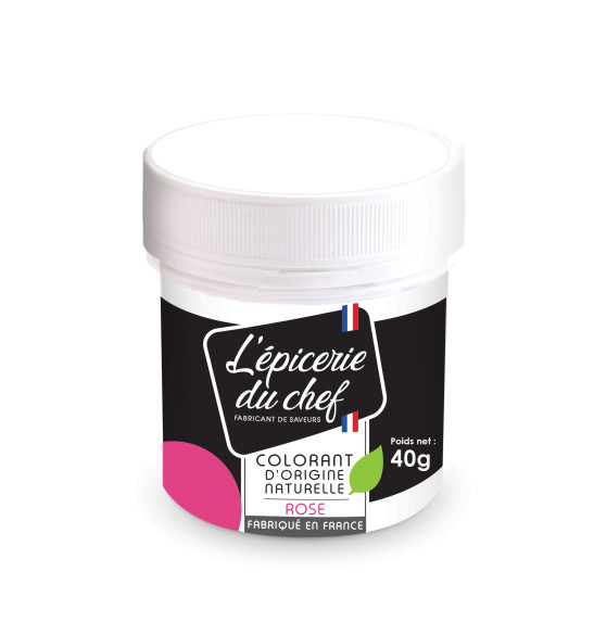 Colorant d'origine naturelle Rose 40g Colorant d'origine naturelle Rose 40g