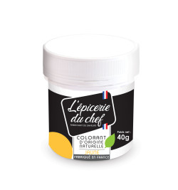 EDC8726 Colorant d'origine naturelle Jaune 40g