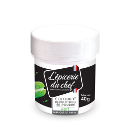 EDC8710 Colorant artificiel en poudre Vert 40g