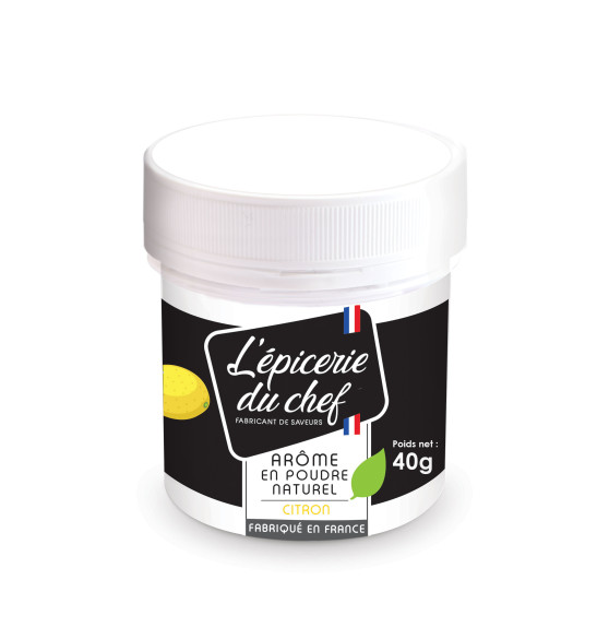 Arôme naturel en poudre citron 40g