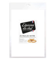 25 feuilles azyme blanches spécial calissons