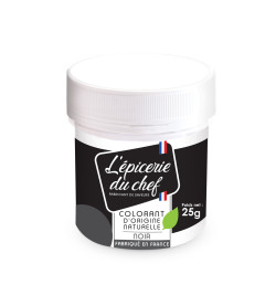Colorant d'origine naturelle Noir 25g