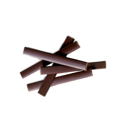 Détail bâtons boulangers chocolat noir