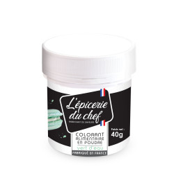 Colorant artificiel en poudre Vert d'eau 40g