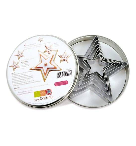 Set of 5 Star cookie cutters Set of 5 Star cookie cutters