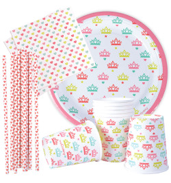 Kit Vaisselle Princesse Party Kit Vaisselle Princesse Party