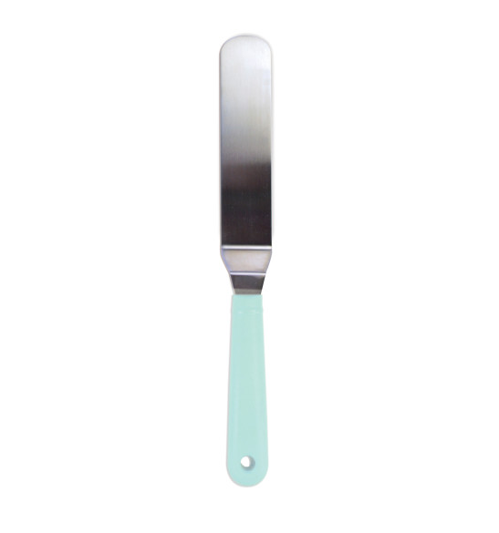 Small stainless steel angled spatula Small stainless steel angled spatula