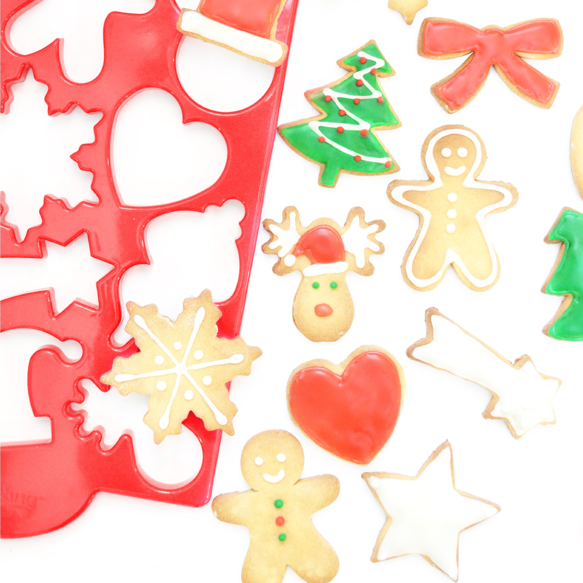 Lot de 6 stylos de glaçage Noël pour décorer les biscuits : blanc