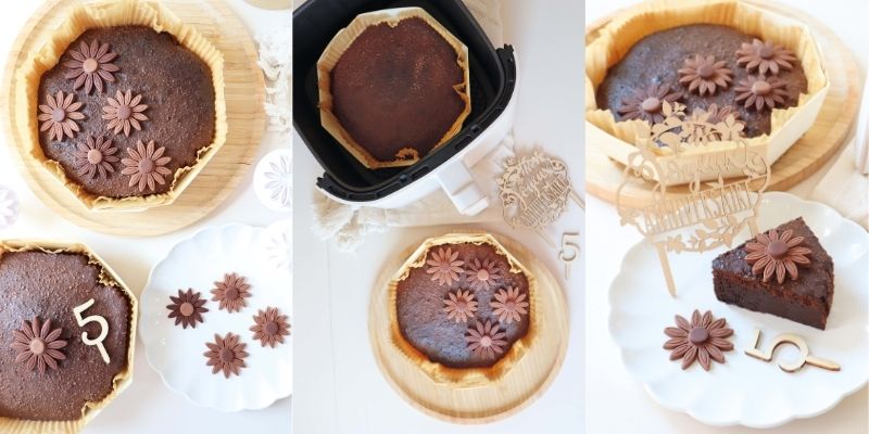 Gâteau chocolat au Air Fyer - ScrapCooking