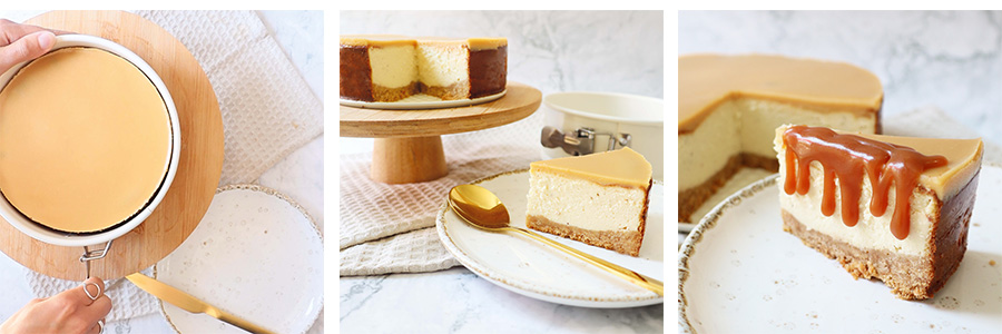 Cheesecake caramel