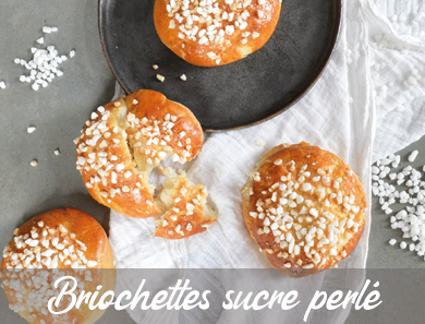 Briochettes au sucre perlé