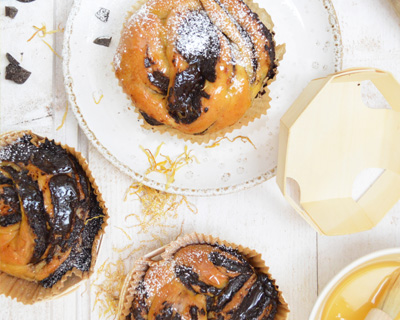 Mini babka orange