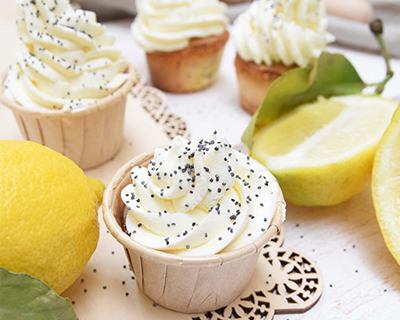 Cupcakes citron/pavot