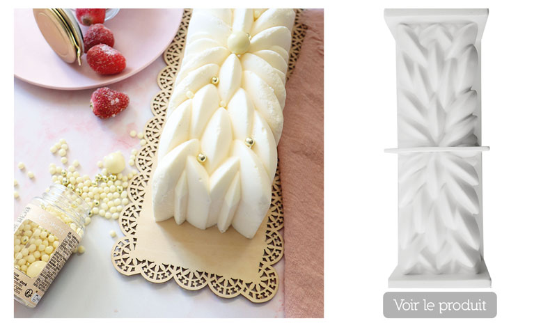 Moule silicone pour bûche roulée
